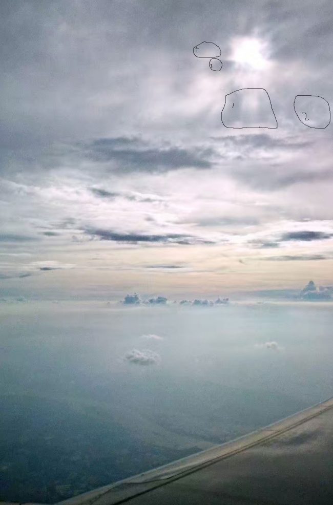 飞机上去越南拍摄到的神秘云层