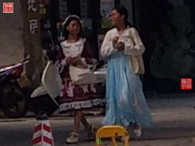 端午跟拍两女灵