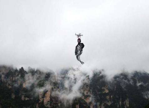 我六岁看见一个在天上飞