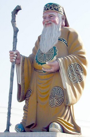 玉带河附近的土地神