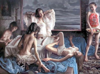 荒野里的麻将馆