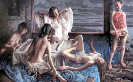 荒野里的麻将馆