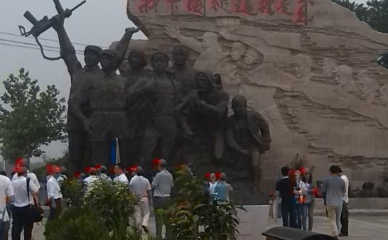 西柏坡拍到的灵异照片