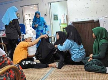 马来西亚芝巴中学闹鬼事件 100多名师生集体中邪