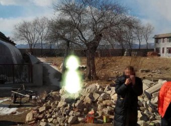 辽宁北镇火供照片