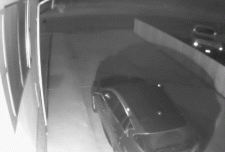 午夜街头出现神秘生物，走路姿势极其诡异！