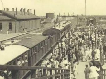 旧广九铁路列车上的事