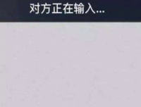 对方正在输入…..