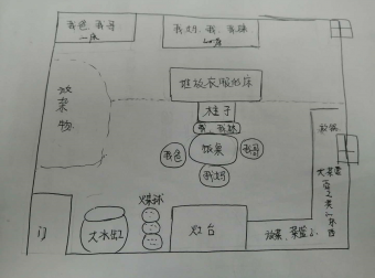 她在床底下