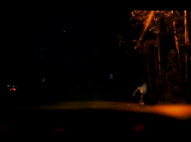 大雨夜的滴滴车导航