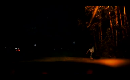 大雨夜的滴滴车导航