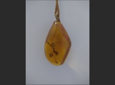 带厄运的祖传琥珀吊坠